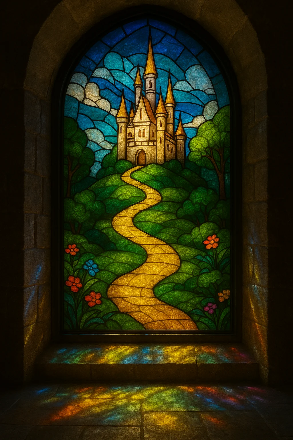Steind glass picture 3 of 5
