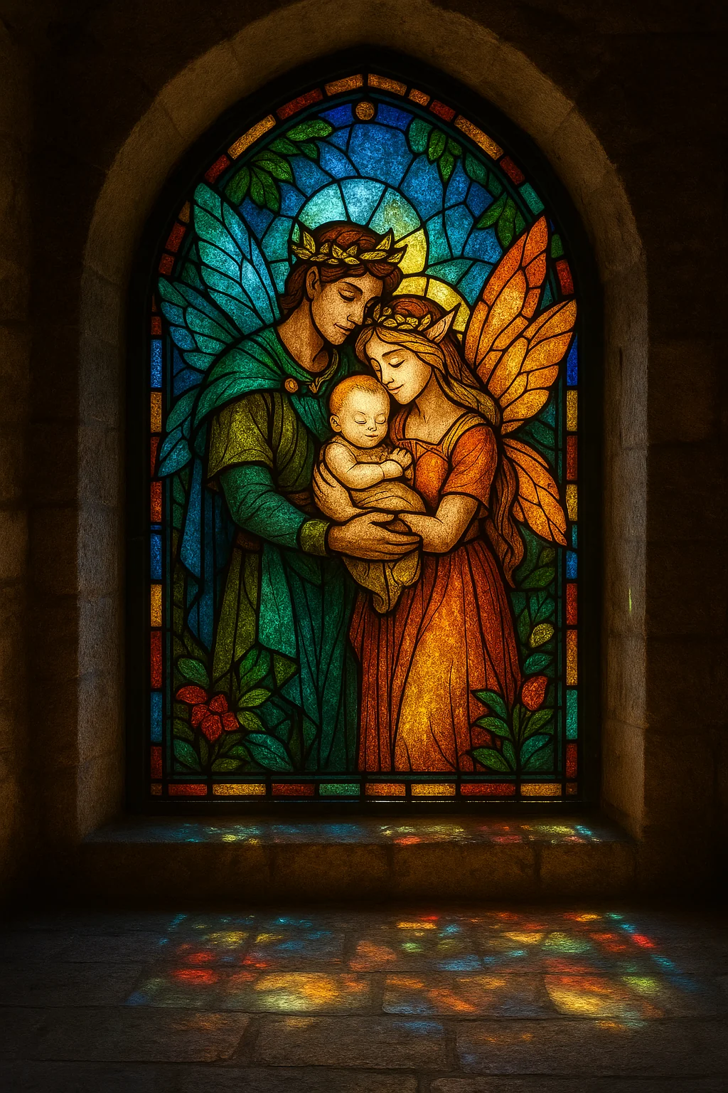 Steind glass picture 4 of 5