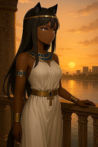 Looking out over the Nile'