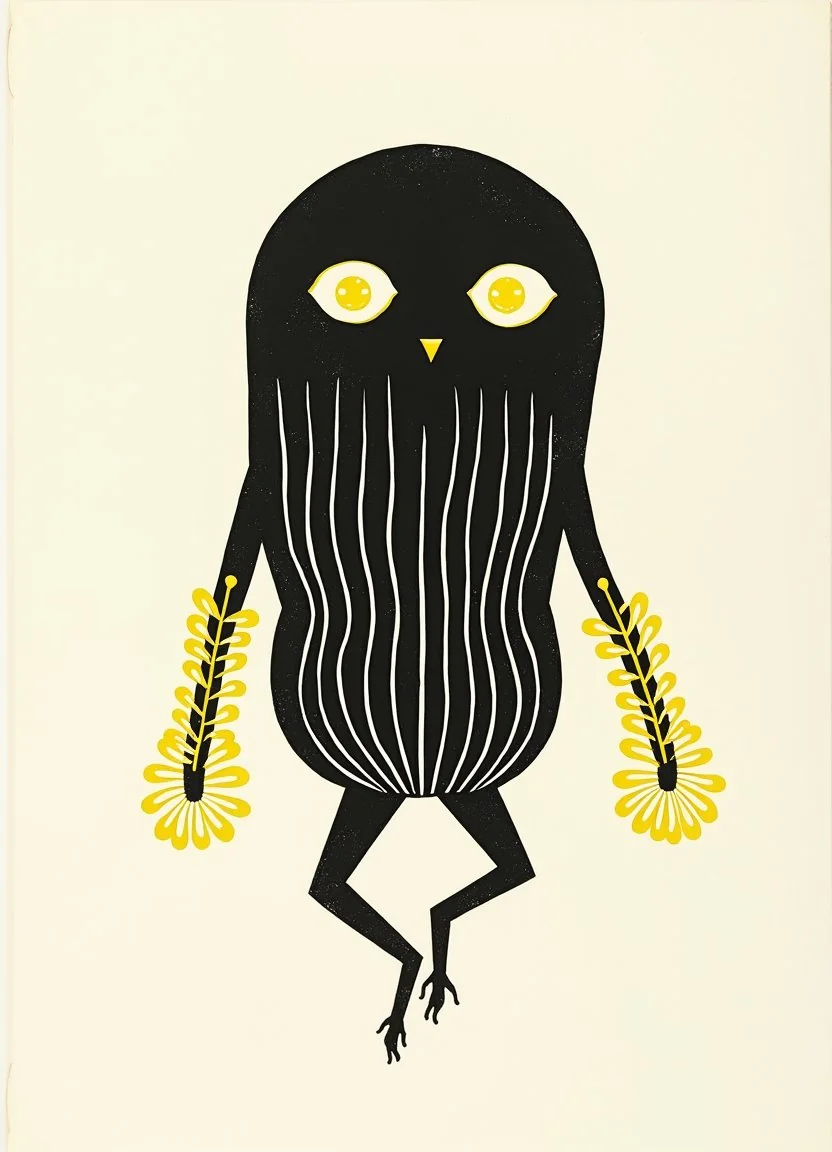 AI Linocut Prints— favorites? picture 3 of 20