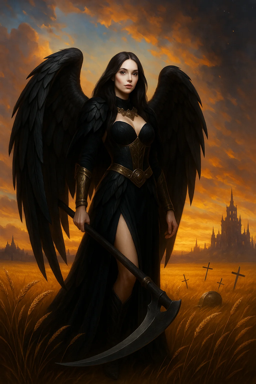 Trying to create a death goddess for my D&D campaign. Which one do you like most? picture 1 of 3