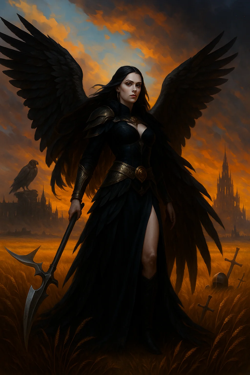 Trying to create a death goddess for my D&D campaign. Which one do you like most? picture 2 of 3