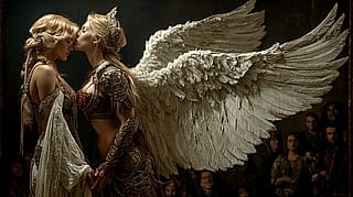 The Seraph’s Blessed Embrace'