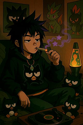 Series of Hello Kitty character fan girls who are stoners.'