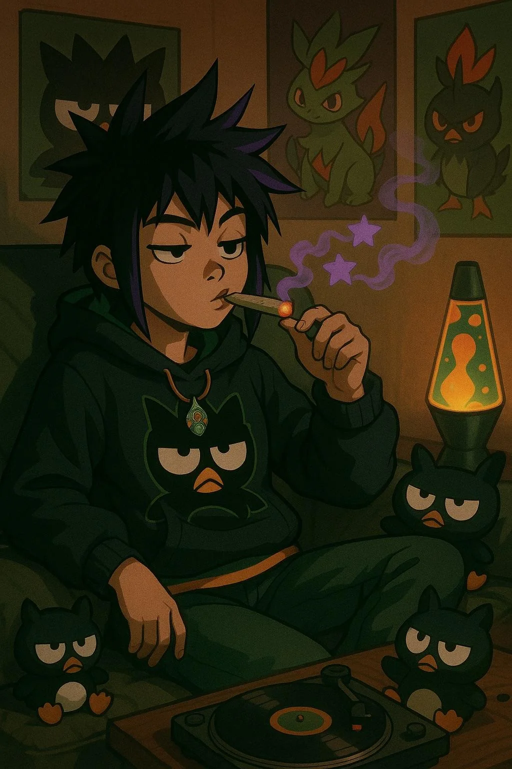 Series of Hello Kitty character fan girls who are stoners. picture 1 of 5