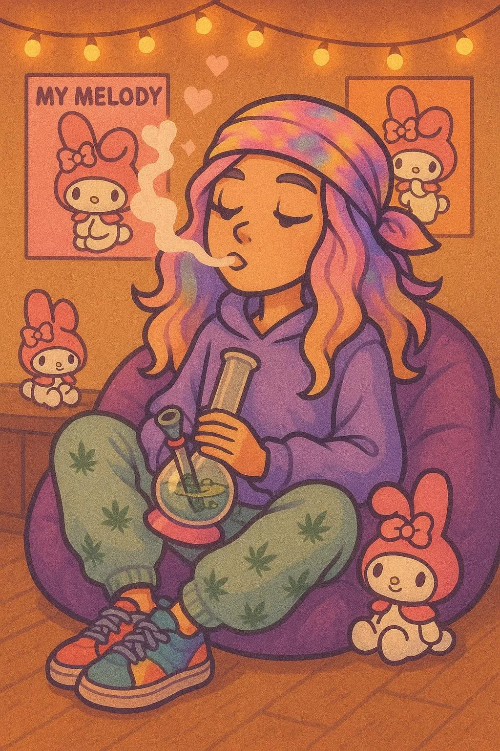 Series of Hello Kitty character fan girls who are stoners. picture 4 of 5