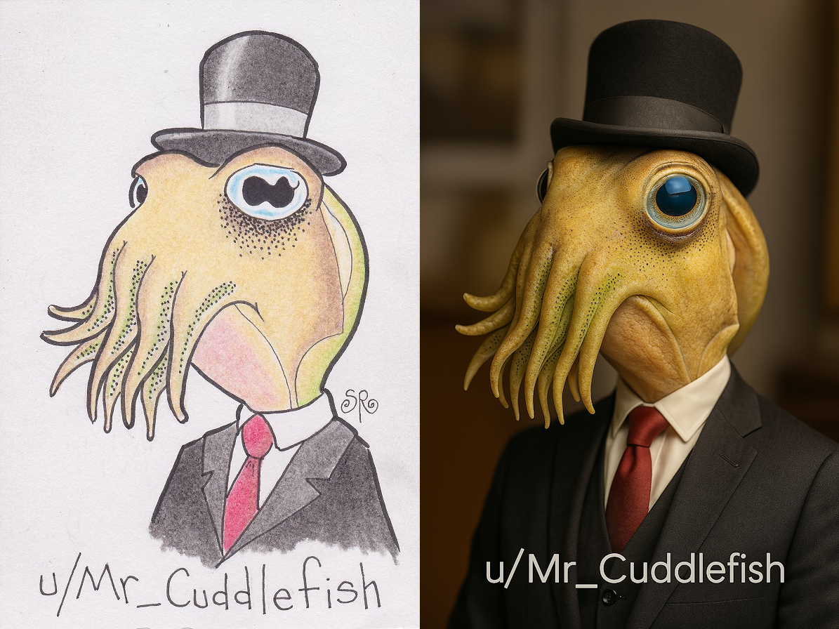 Collaborating with ChatGPT using my old drawings is my new favorite thing picture 1 of 15