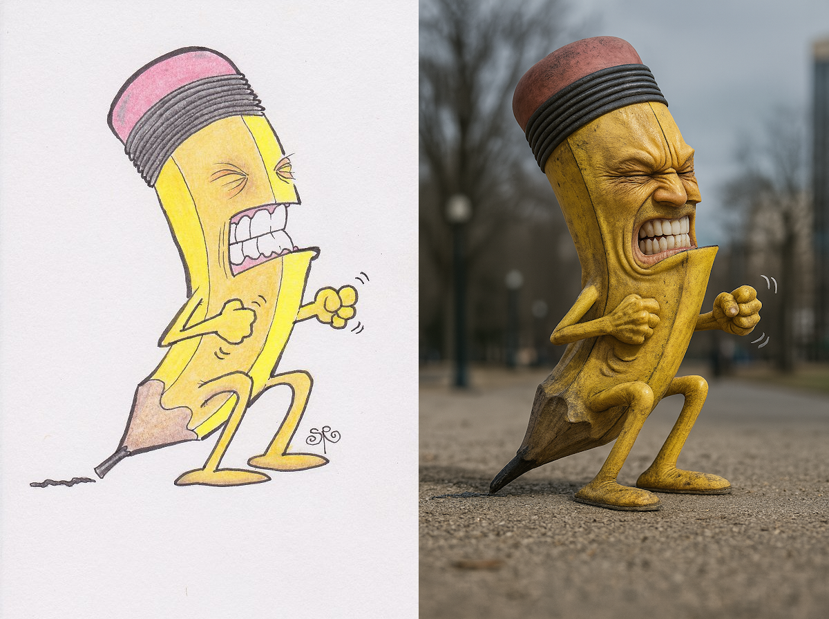Collaborating with ChatGPT using my old drawings is my new favorite thing picture 2 of 15