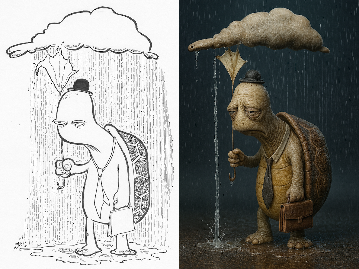 Collaborating with ChatGPT using my old drawings is my new favorite thing picture 6 of 15