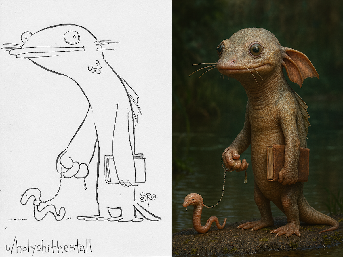 Collaborating with ChatGPT using my old drawings is my new favorite thing picture 12 of 15