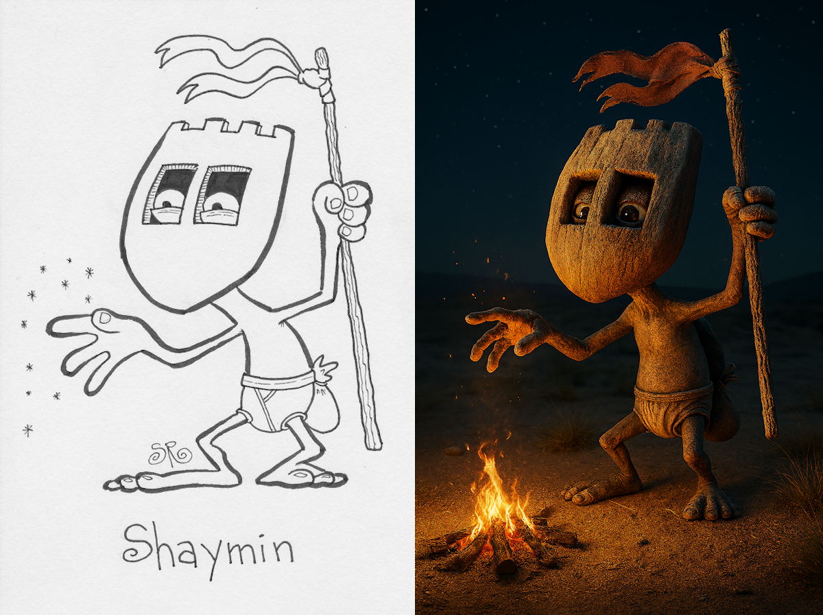 Collaborating with ChatGPT using my old drawings is my new favorite thing picture 14 of 15