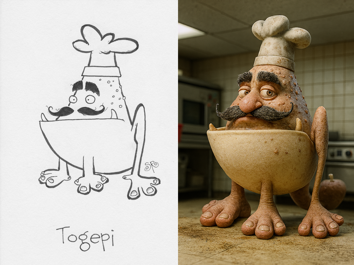 Collaborating with ChatGPT using my old drawings is my new favorite thing picture 15 of 15