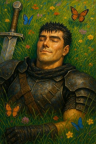 Berserk guts AI art.'