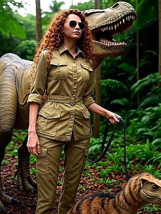 Daily constitutional: Isla Nublar'