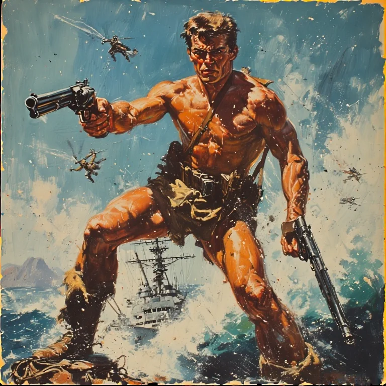 Homoerotic American WW2 propaganda picture 2 of 2