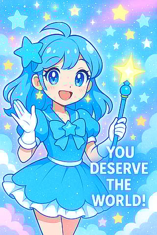You deserve everything.'