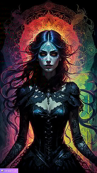 Souls of shadows and colored light'