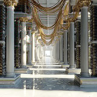 Ancient Greek Data Temple'