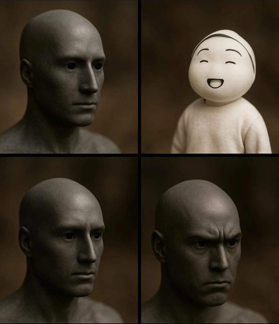 I asked for the angry NPC meme in a realistic style. picture 1 of 1