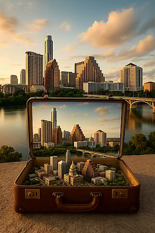 Take Austin with you …'