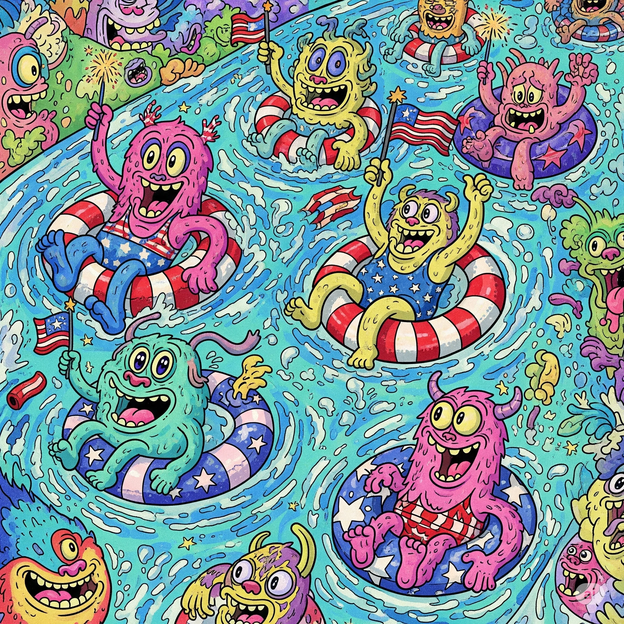 4th of July Monsters! picture 1 of 4