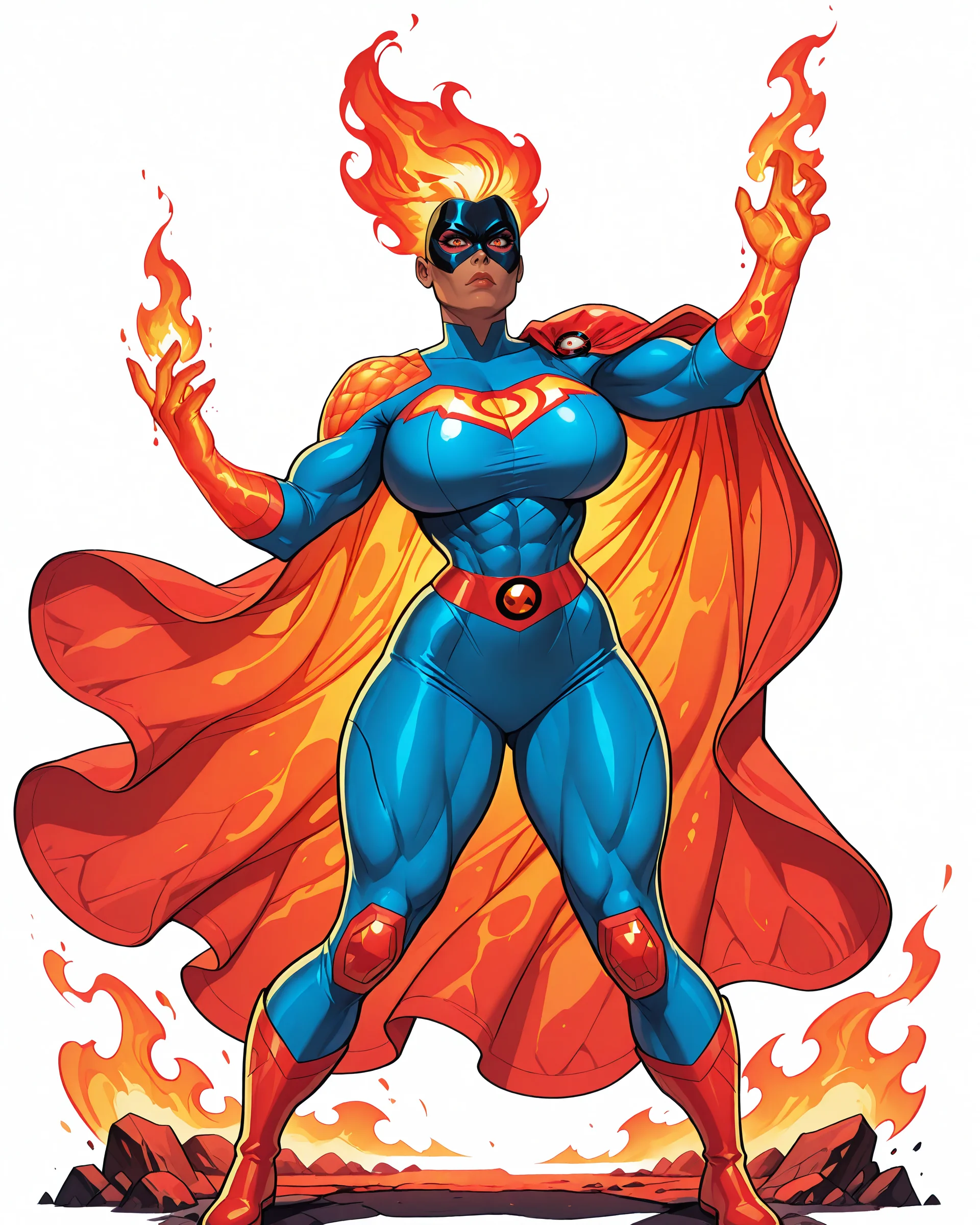 Napalm - Superhero OC I'm working on picture 1 of 9
