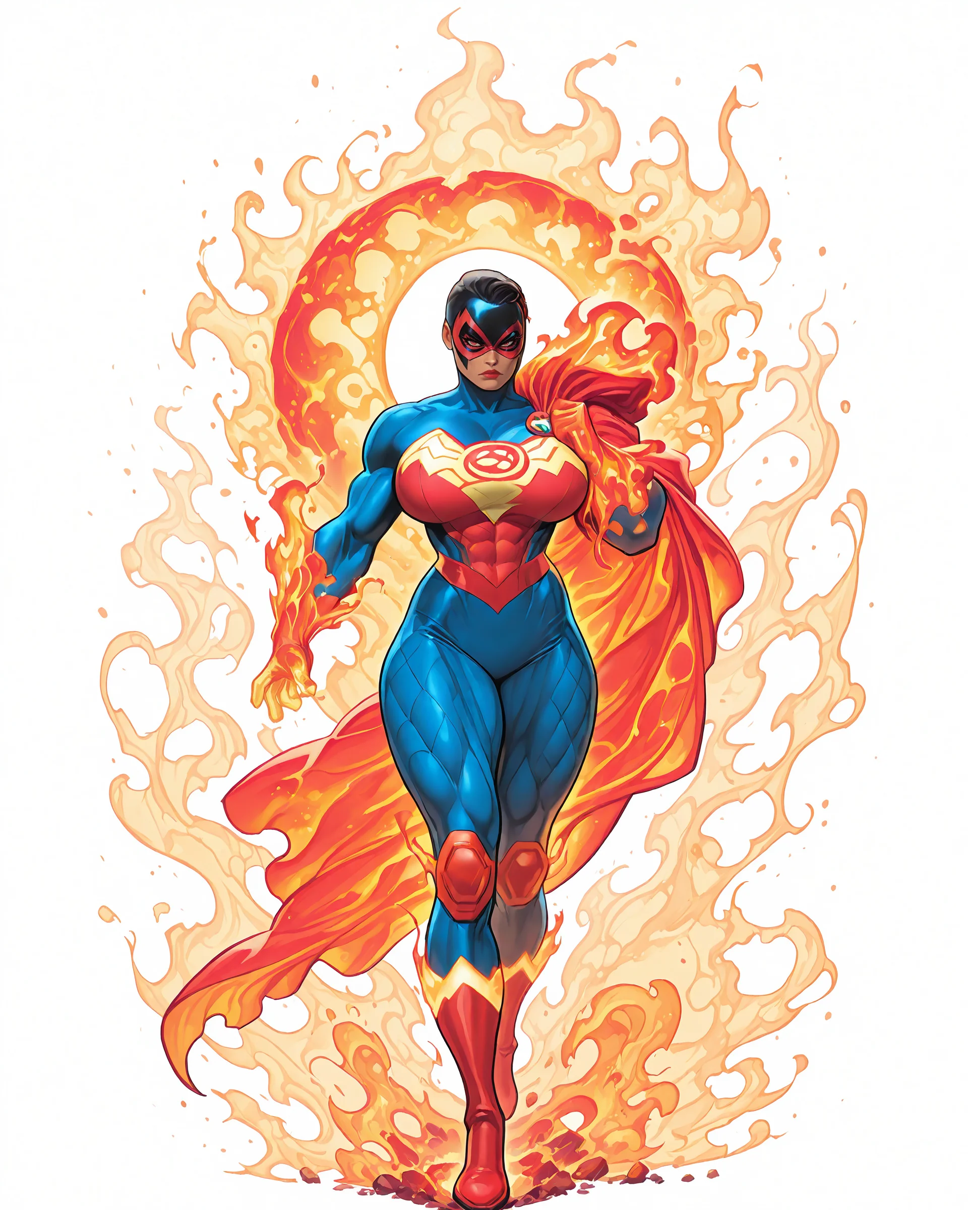 Napalm - Superhero OC I'm working on picture 2 of 9