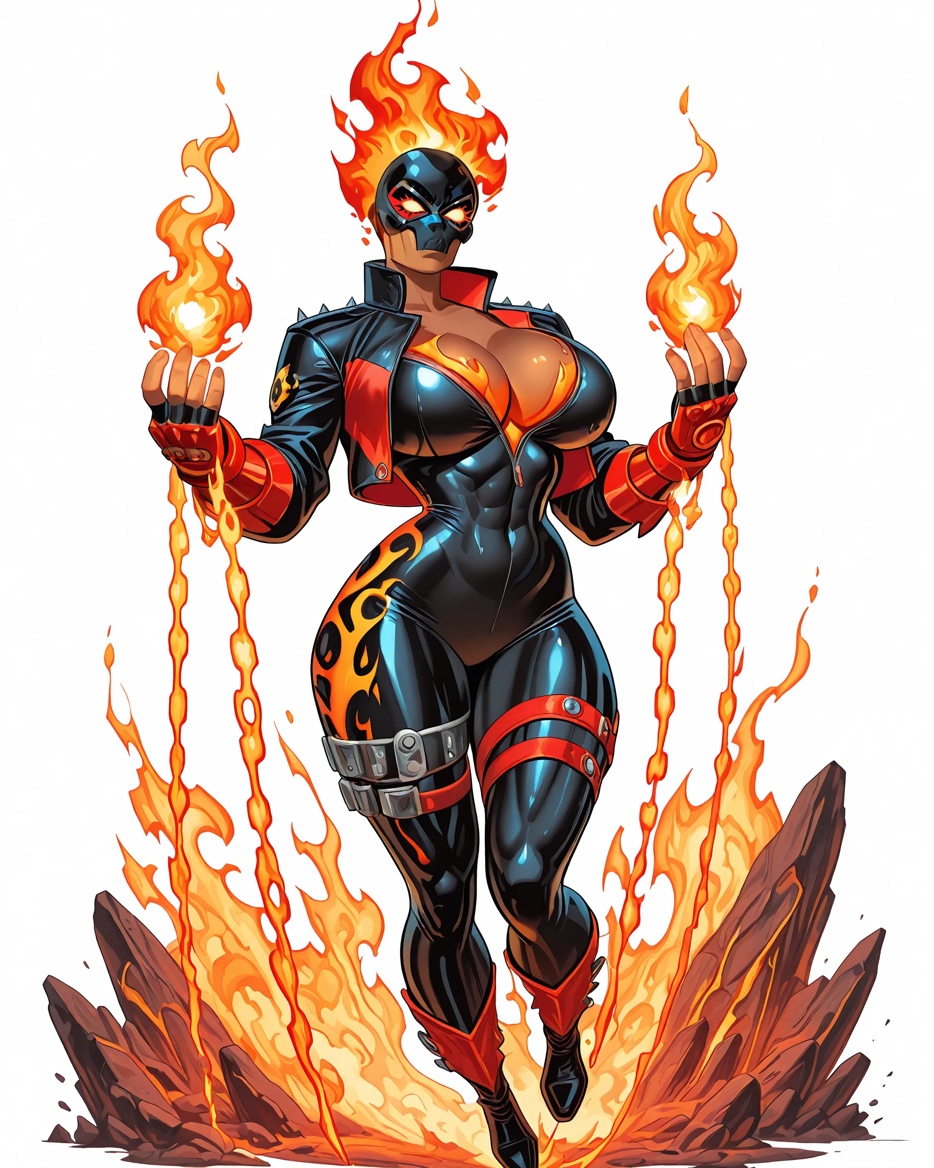 Napalm - Superhero OC I'm working on picture 3 of 9