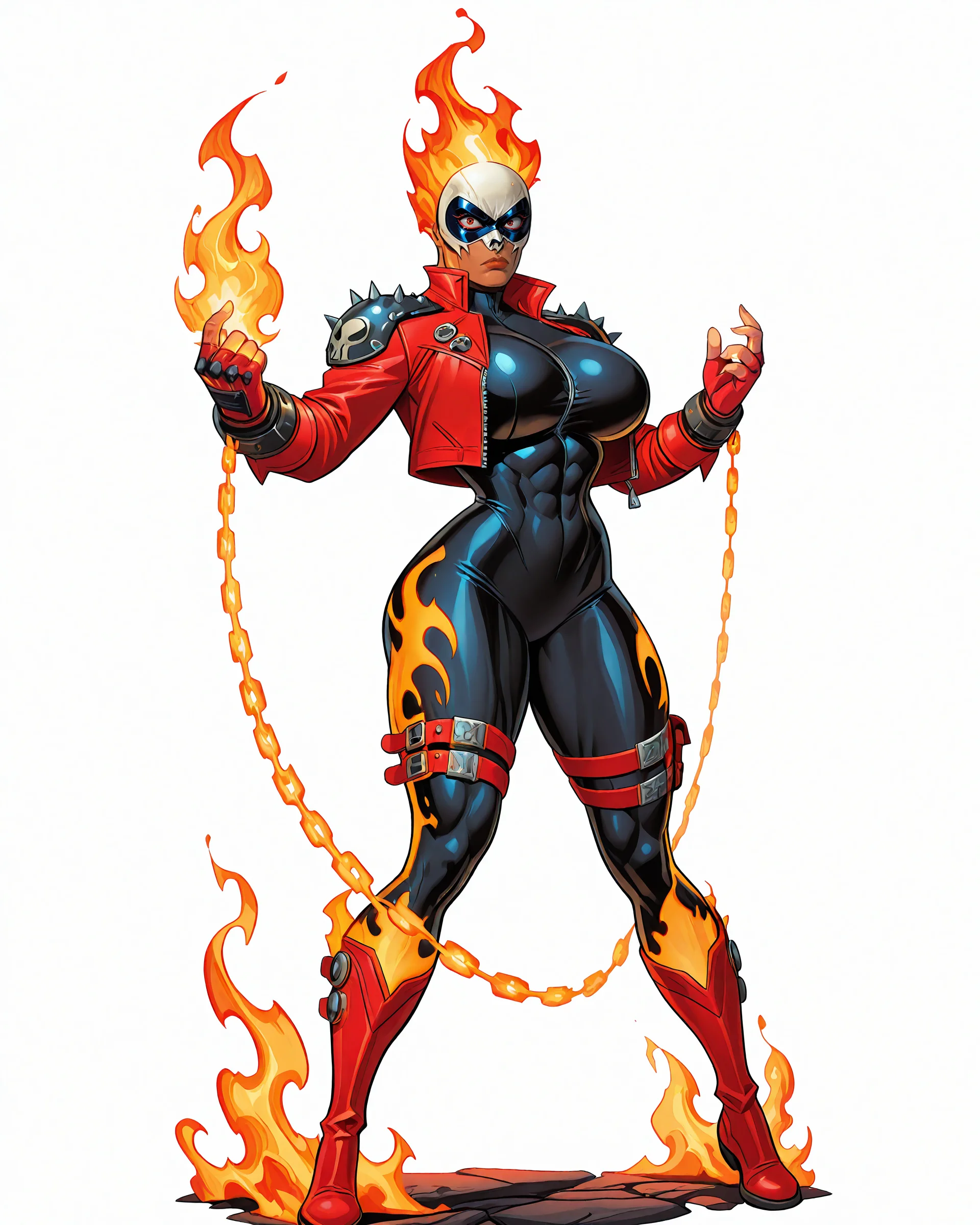 Napalm - Superhero OC I'm working on picture 5 of 9