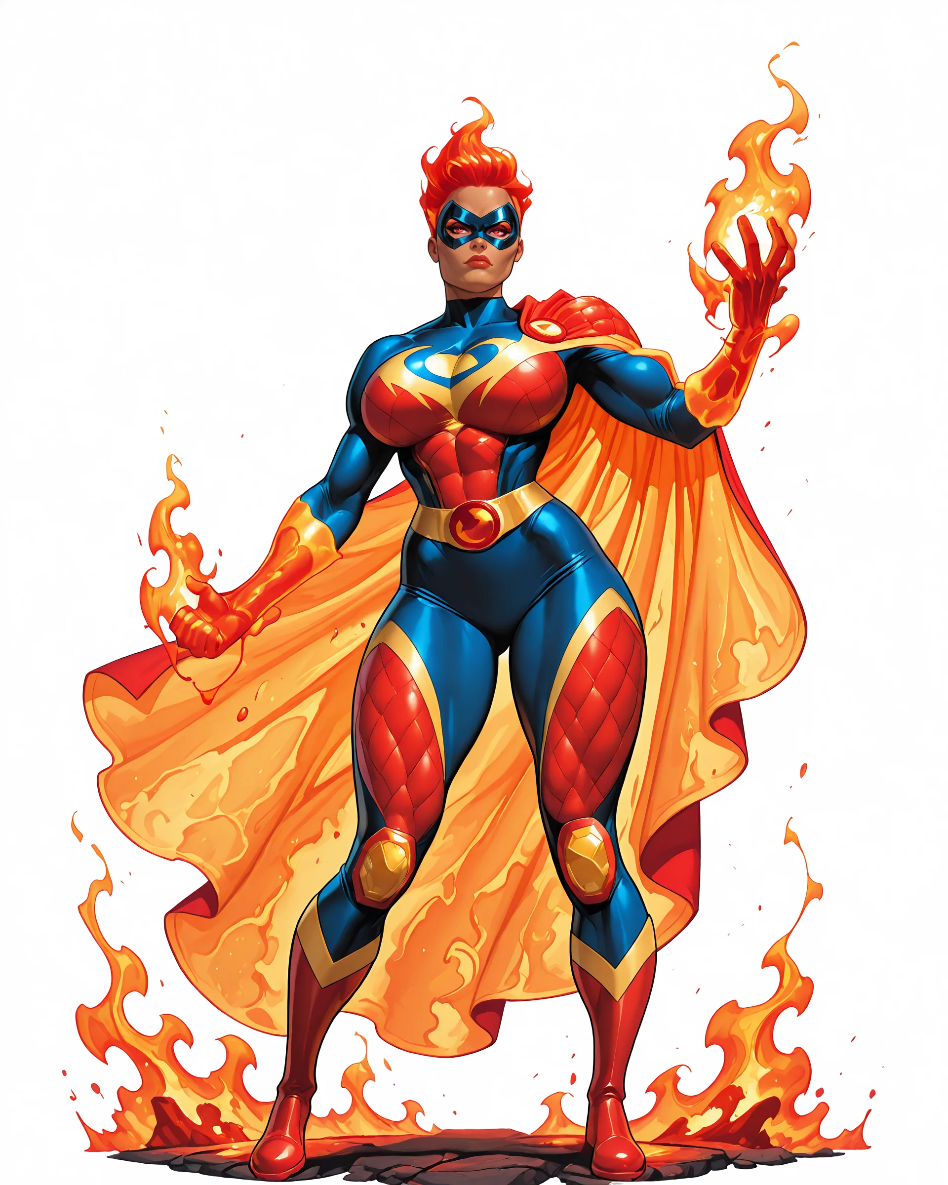 Napalm - Superhero OC I'm working on picture 6 of 9