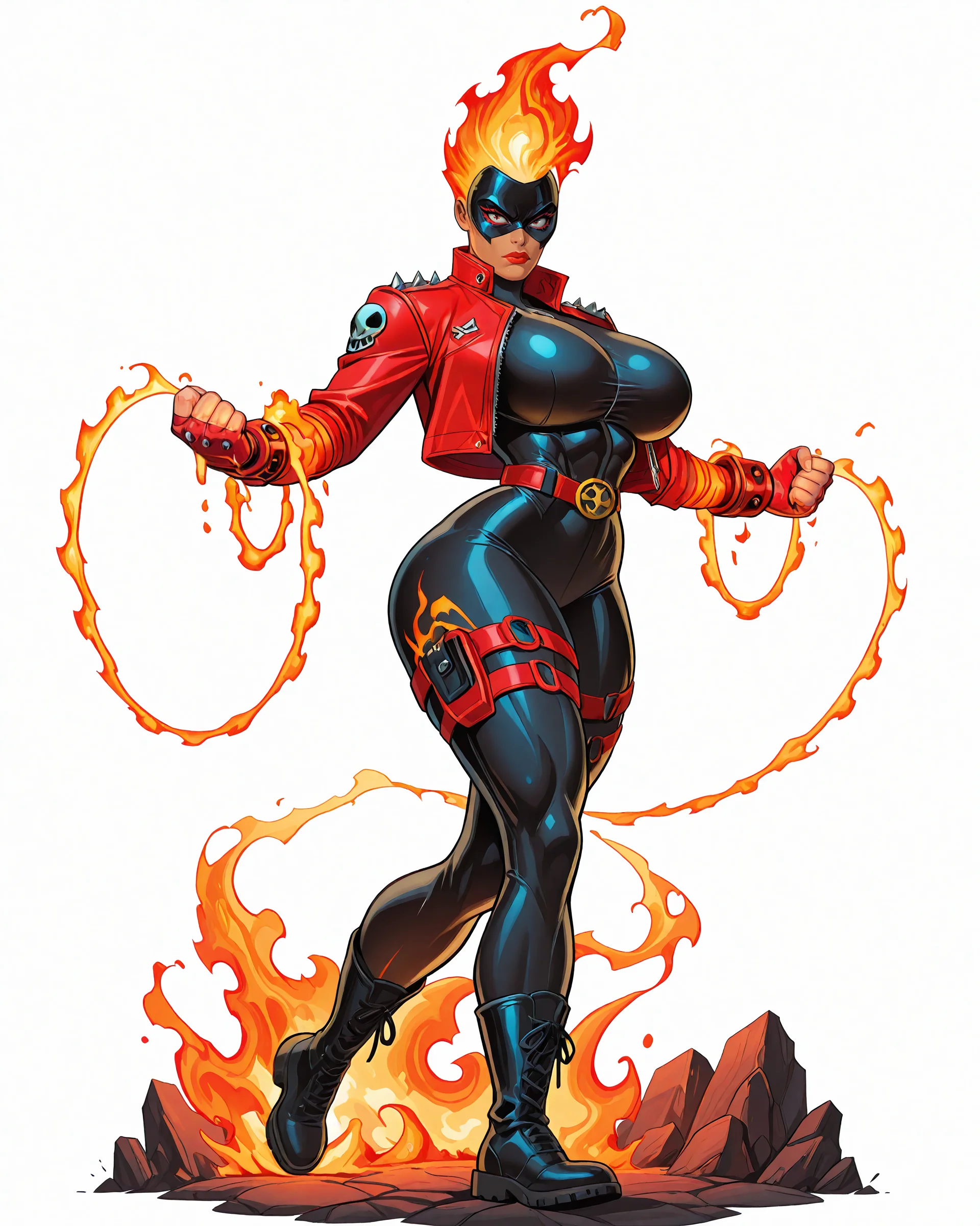Napalm - Superhero OC I'm working on picture 8 of 9