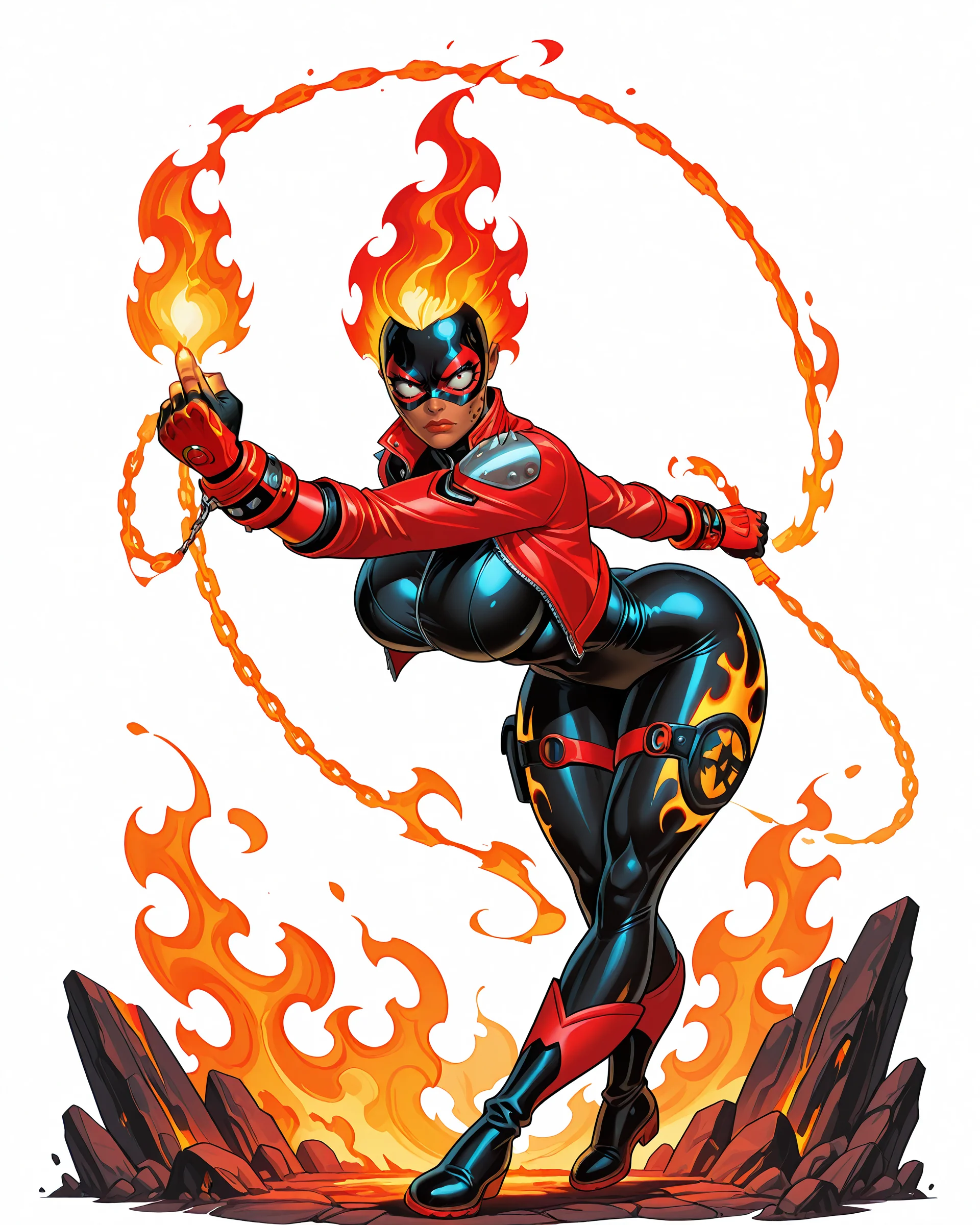 Napalm - Superhero OC I'm working on picture 9 of 9
