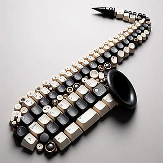 Saxophone keyboard'