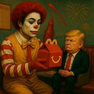 Ronald McJackson.... you'll never forget his happy meals.'