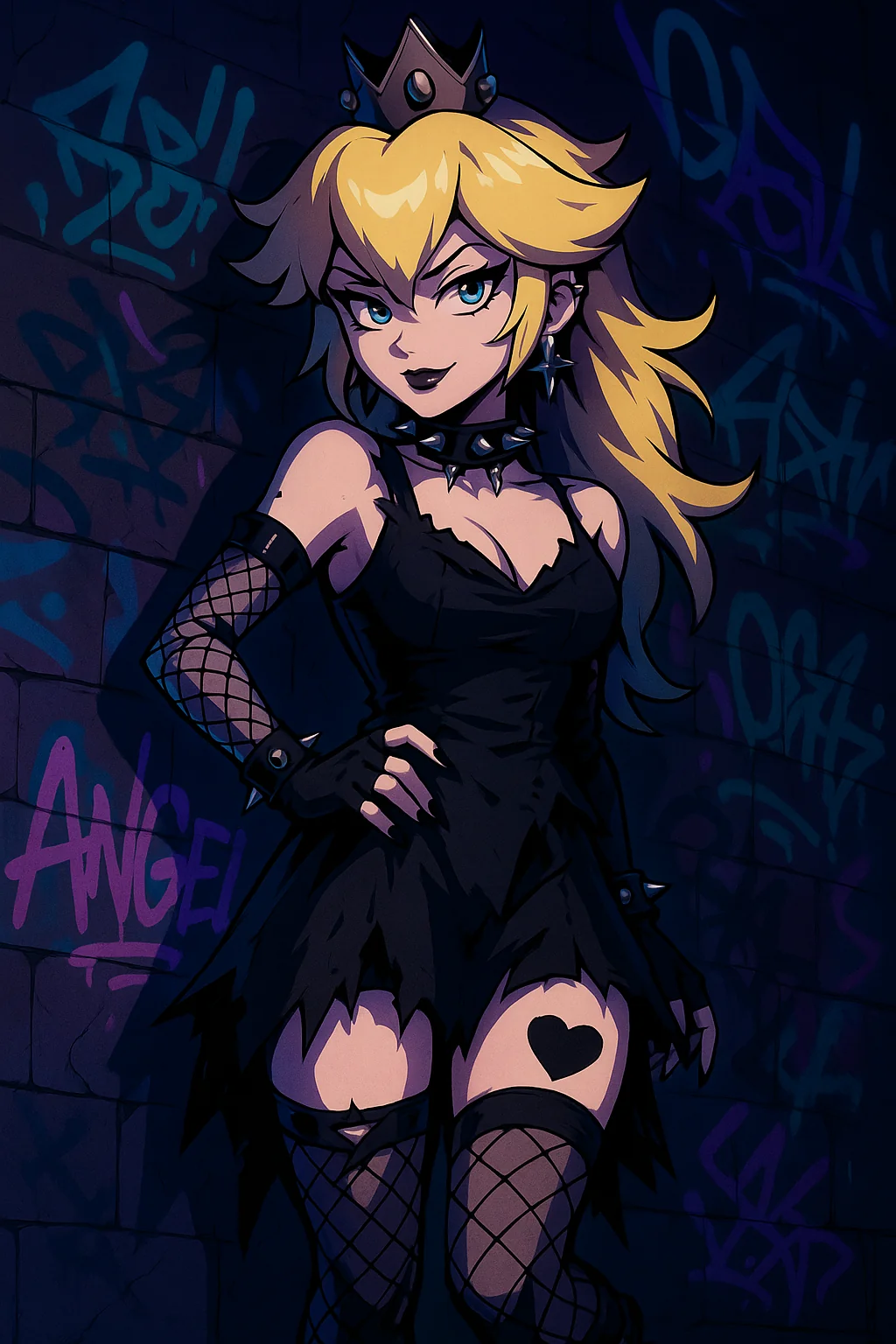 Goth Princess Peach picture 1 of 1