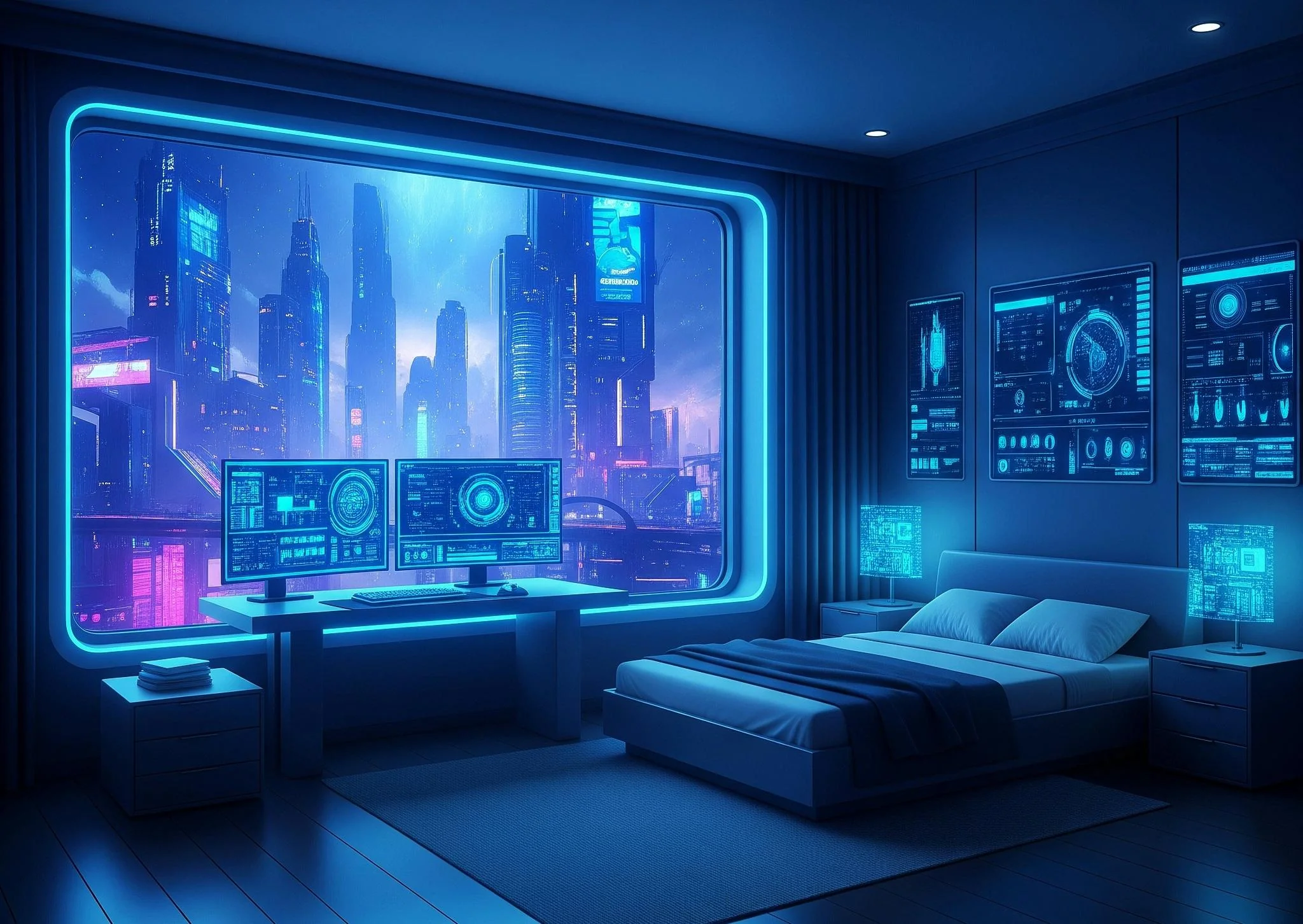 Cyberpunk Room. picture 3 of 7