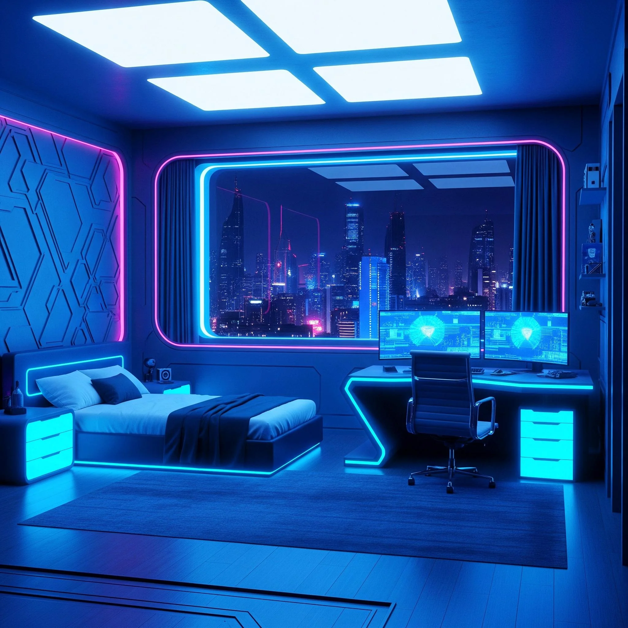 Cyberpunk Room. picture 5 of 7