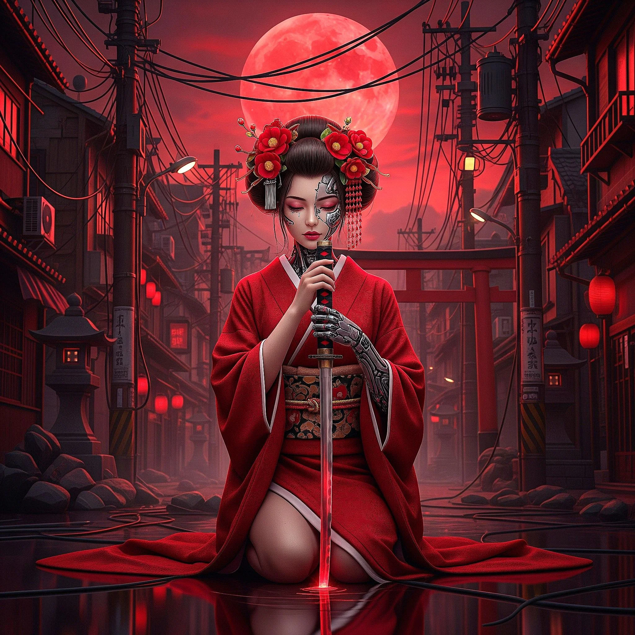 Warrior Geisha🇯🇵☸️⚔️☝🏻♥️ picture 1 of 2