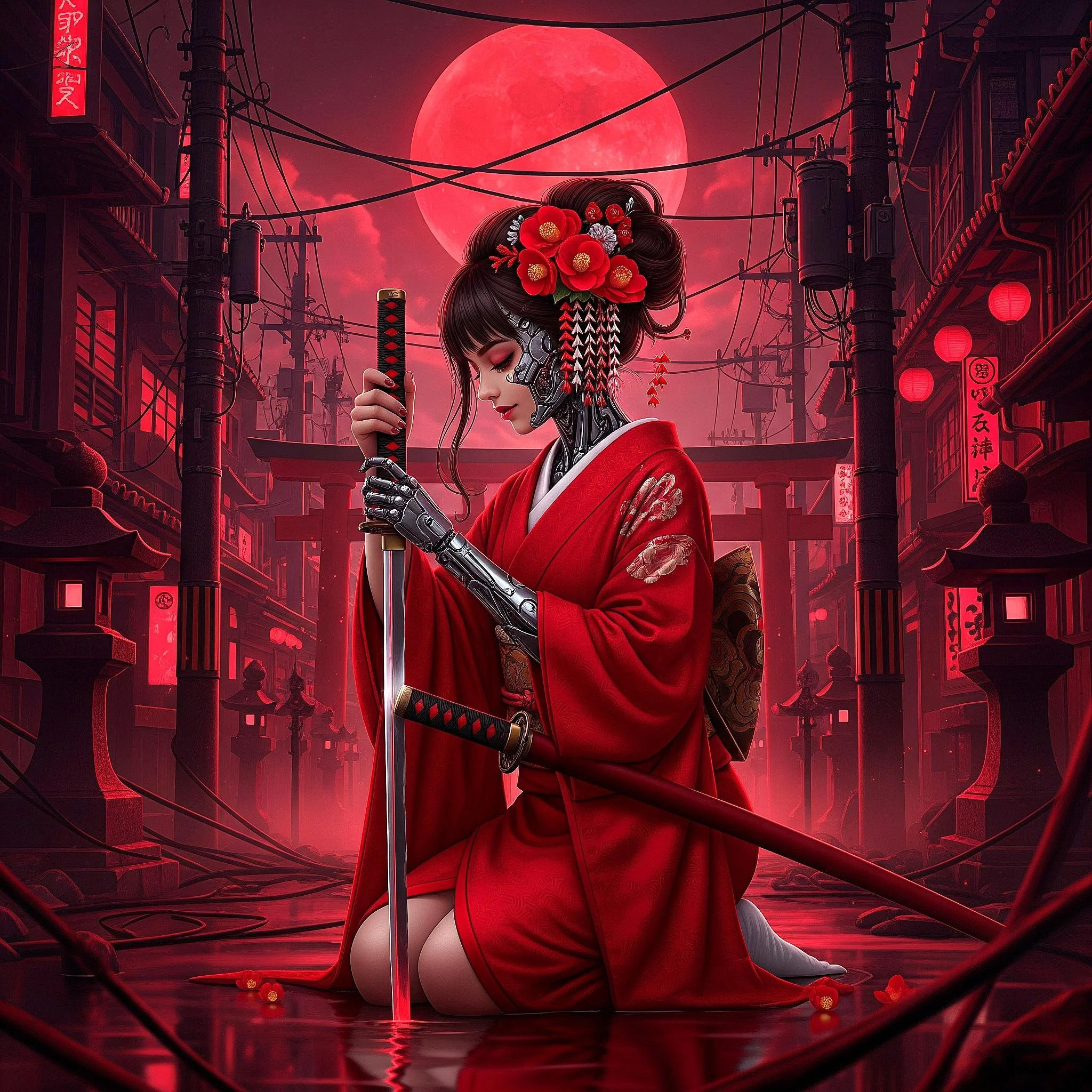 Warrior Geisha🇯🇵☸️⚔️☝🏻♥️ picture 2 of 2