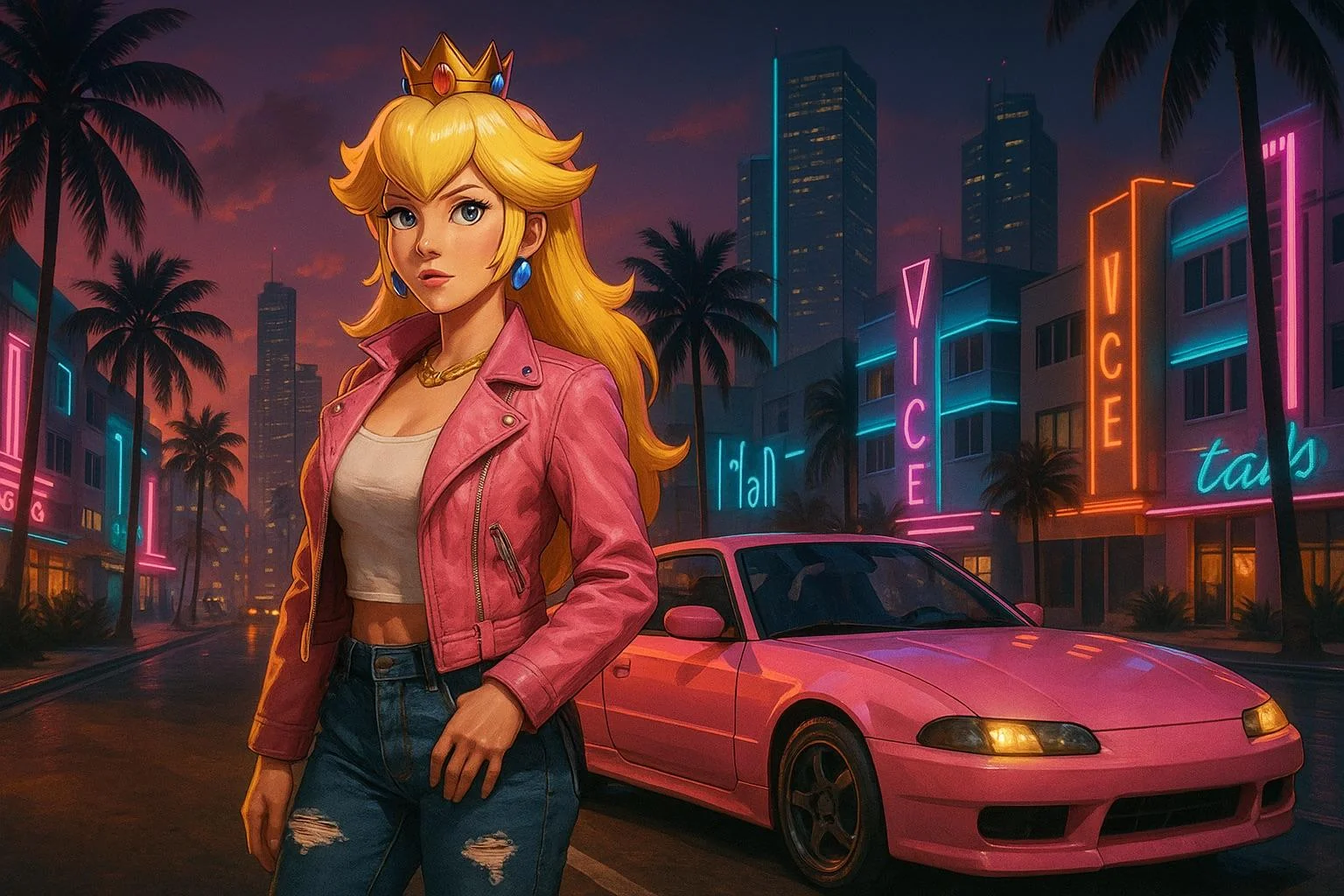 Princess Peach in Different Games picture 3 of 3