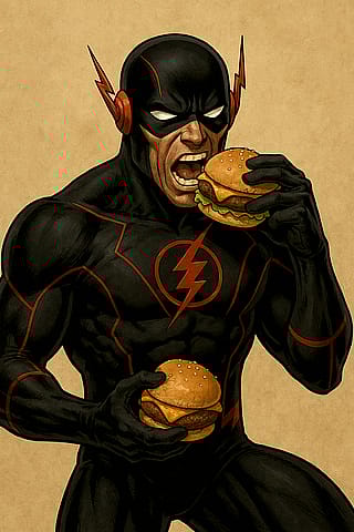 Black Flash & White Lightening'