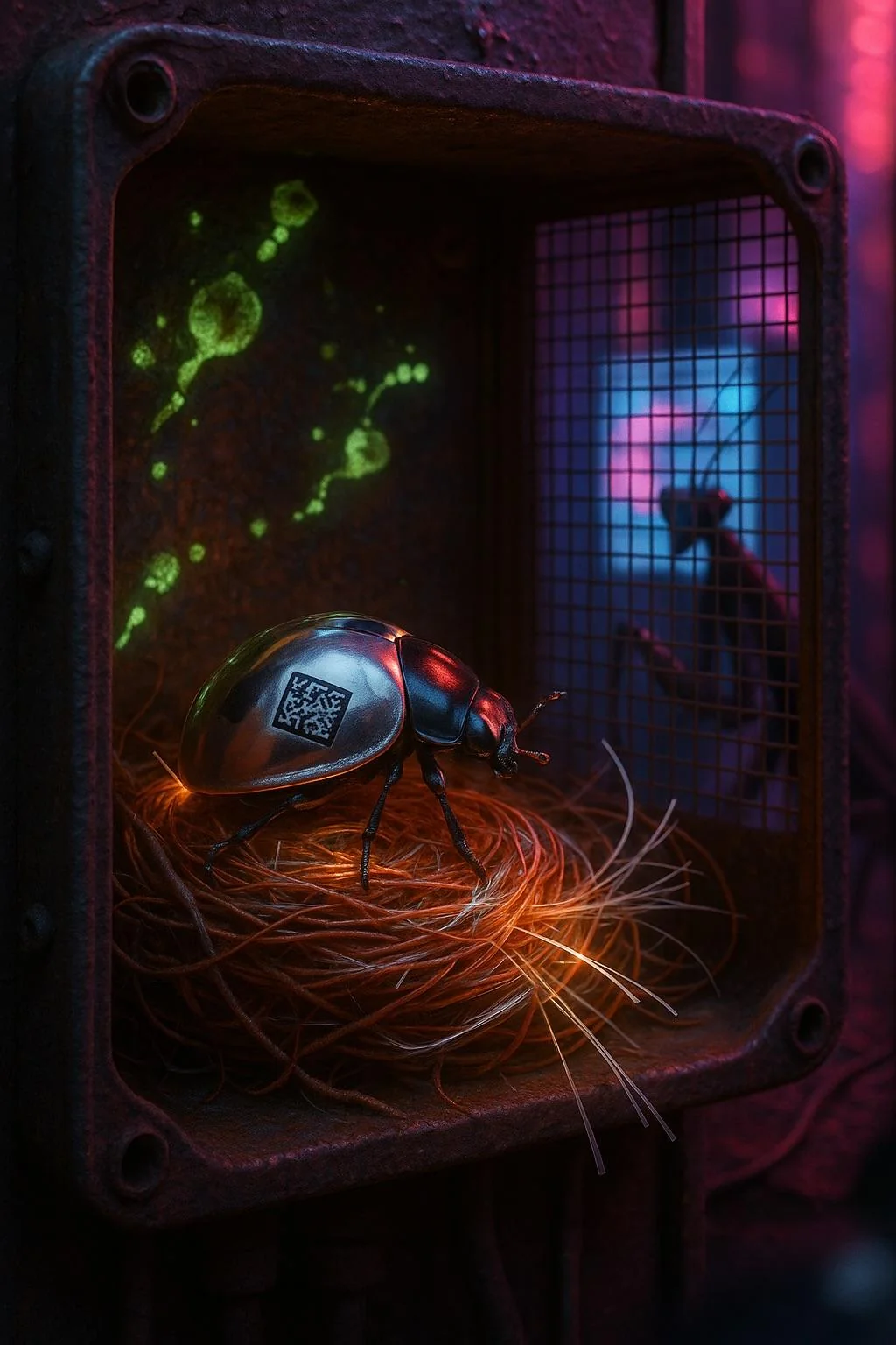 Neon Nestlings: Micro Fauna in the Circuit Sprawl picture 5 of 5