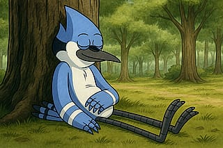 Mordecai's nap'