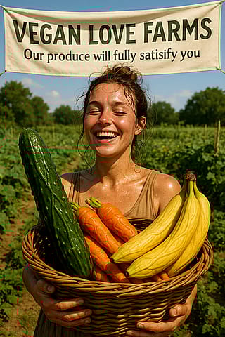 Vegan love farms'