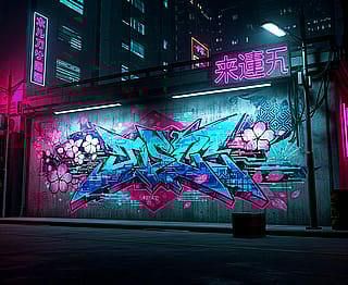 Cyberpunk Graffiti.'