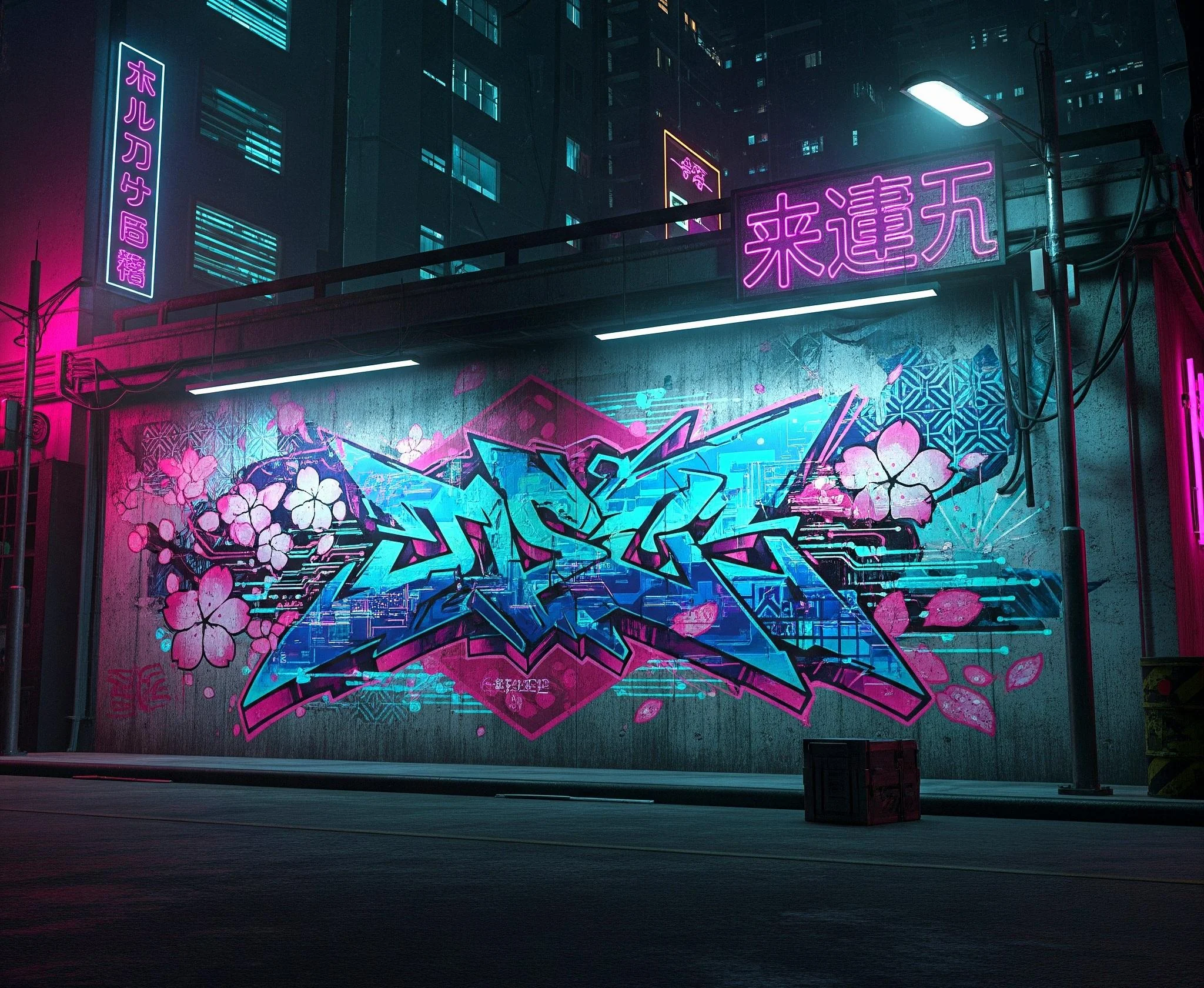Cyberpunk Graffiti. picture 1 of 3