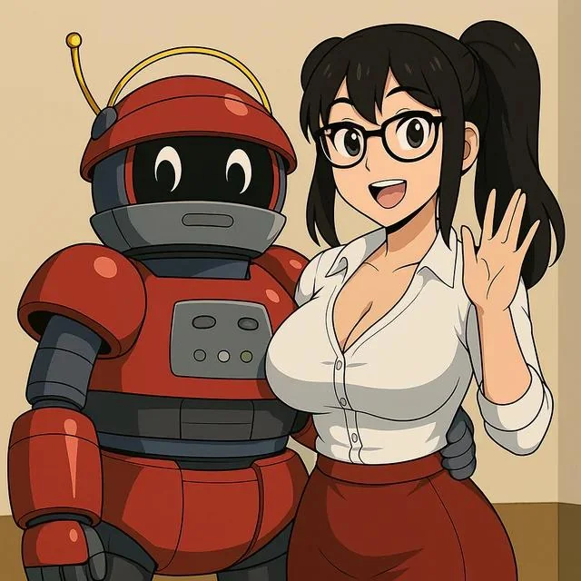 Humans and A.I living side by side. picture 3 of 12