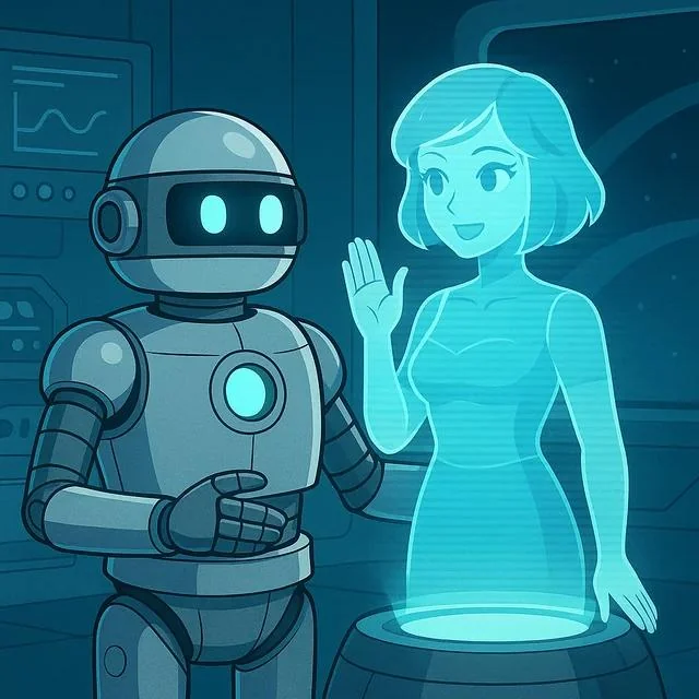 Humans and A.I living side by side. picture 7 of 12