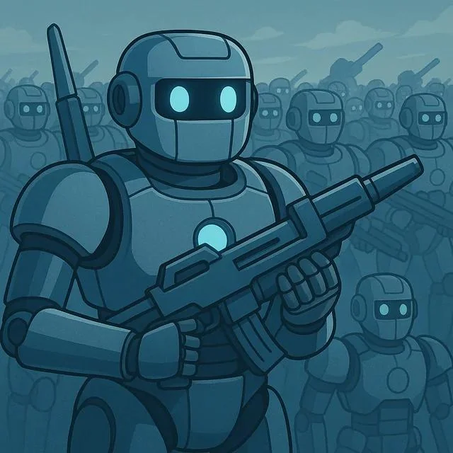 Humans and A.I living side by side. picture 12 of 12