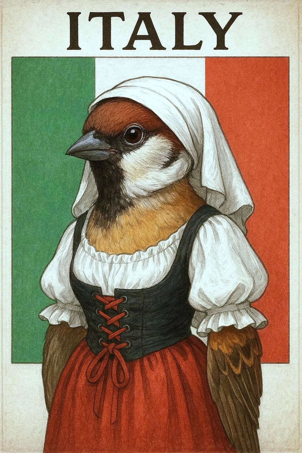 National Birds in Traditional Outfits picture 6 of 10